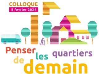 Loqo colloque Penser les quartiers de demain - 8 février 2023