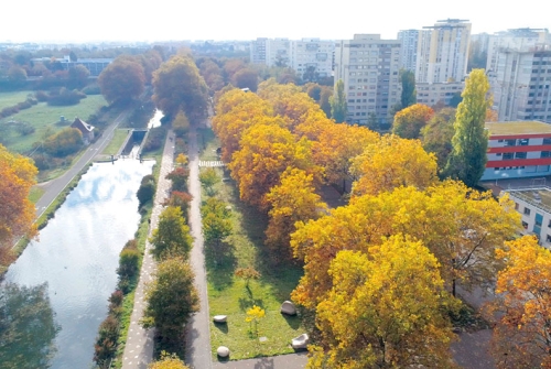 Le nouveau quai des carrières blanches à Dijon.